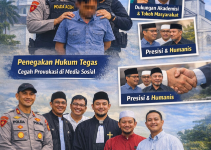 Aceh Tetap Kondusif Melalui Penegakan Hukum Tegas dan Humanis