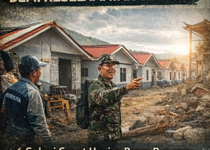 Pemerintah Hadir Lindungi Warga Pascabencana, Huntara Disiapkan Sebagai Solusi Cepat dan Aman