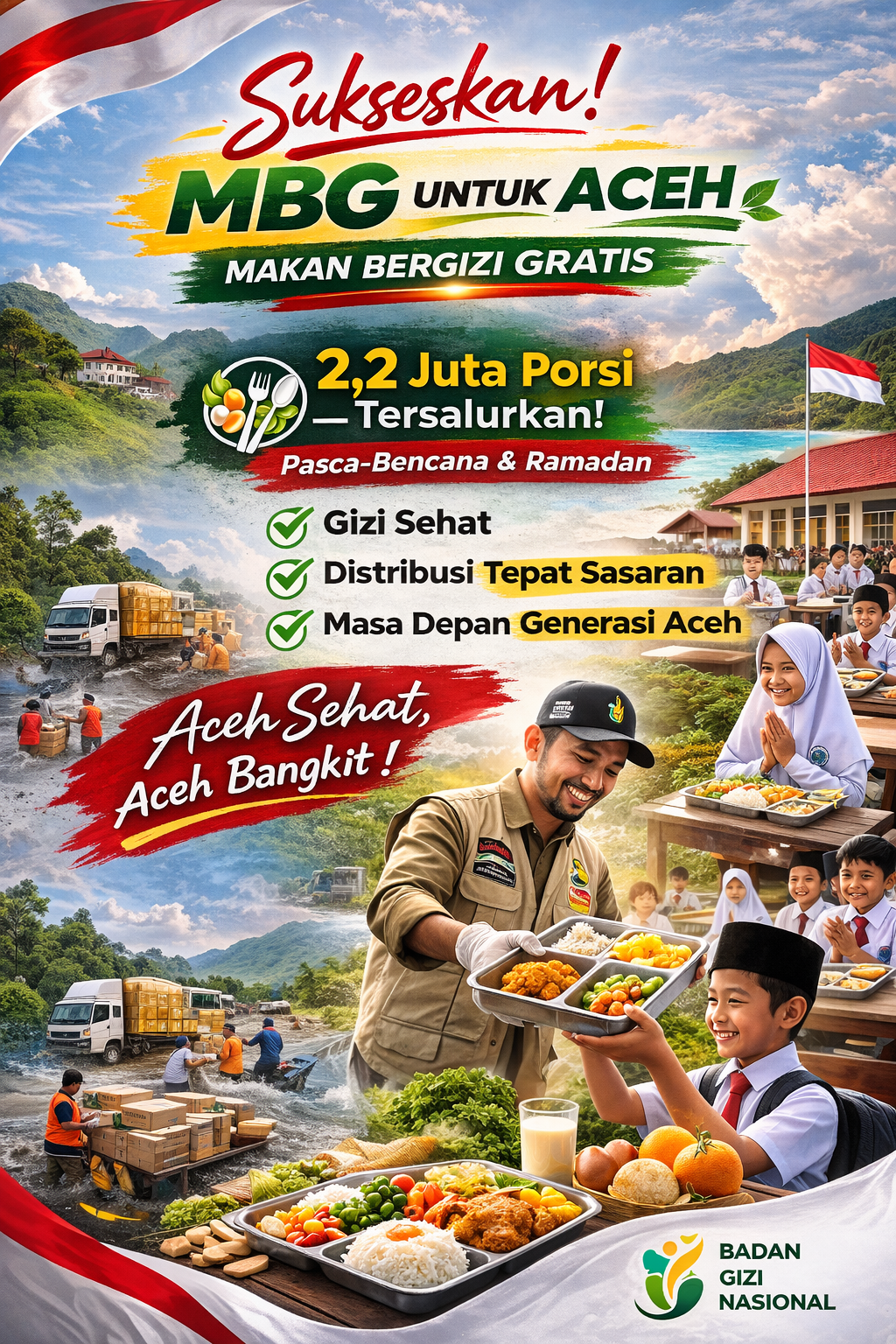 MBG Aceh Bukti Negara Hadir untuk Pemulihan Pasca Bencana dan Ketahanan Gizi