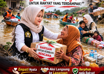 Martini Tegas Suarakan Keberpihakan untuk Korban Bencana, Aksi Nyata Jadi Bukti Kepedulian