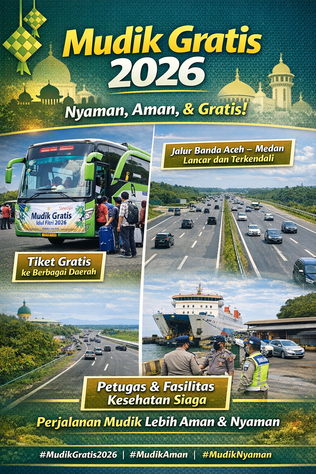 Mudik Gratis 2026 Berjalan Sukses, Dukungan Infrastruktur dan Layanan Publik Perkuat Kenyamanan Pemudik