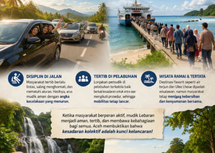 Peran Masyarakat Jadi Faktor Utama, Arus Mudik dan Balik Lebaran di Aceh Berlangsung Lancar