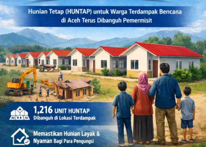 Pemerintah Percepat Pembangunan Huntap di Aceh, Wujud Nyata Pemulihan Pascabencana