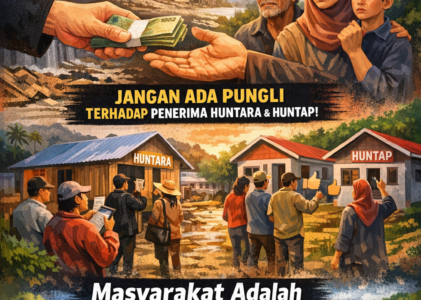 Pengawasan Masyarakat Perkuat Penyaluran Huntara dan Huntap Gratis di Aceh