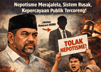 Penunjukan Anak Gubernur Jadi Komisaris BUMD Tuai Kritik, Dinilai Cederai Etika dan Kepercayaan Publik