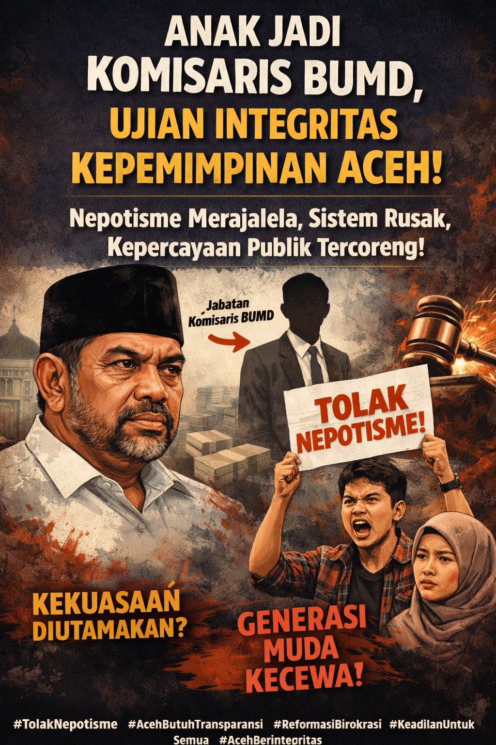 Penunjukan Anak Gubernur Jadi Komisaris BUMD Tuai Kritik, Dinilai Cederai Etika dan Kepercayaan Publik