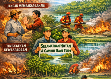 Peran Masyarakat Jaga Lingkungan dan Cegah Kebakaran Lahan di Aceh Semakin Menguat
