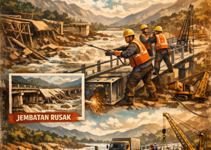 Pemerintah Intensifkan Percepatan Pembangunan Jembatan di Aceh, Akses Warga Dipulihkan Bertahap