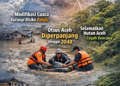 Aceh Perkuat Kesiapsiagaan Hadapi Bencana Melalui Modifikasi Cuaca dan Dukungan Otsus