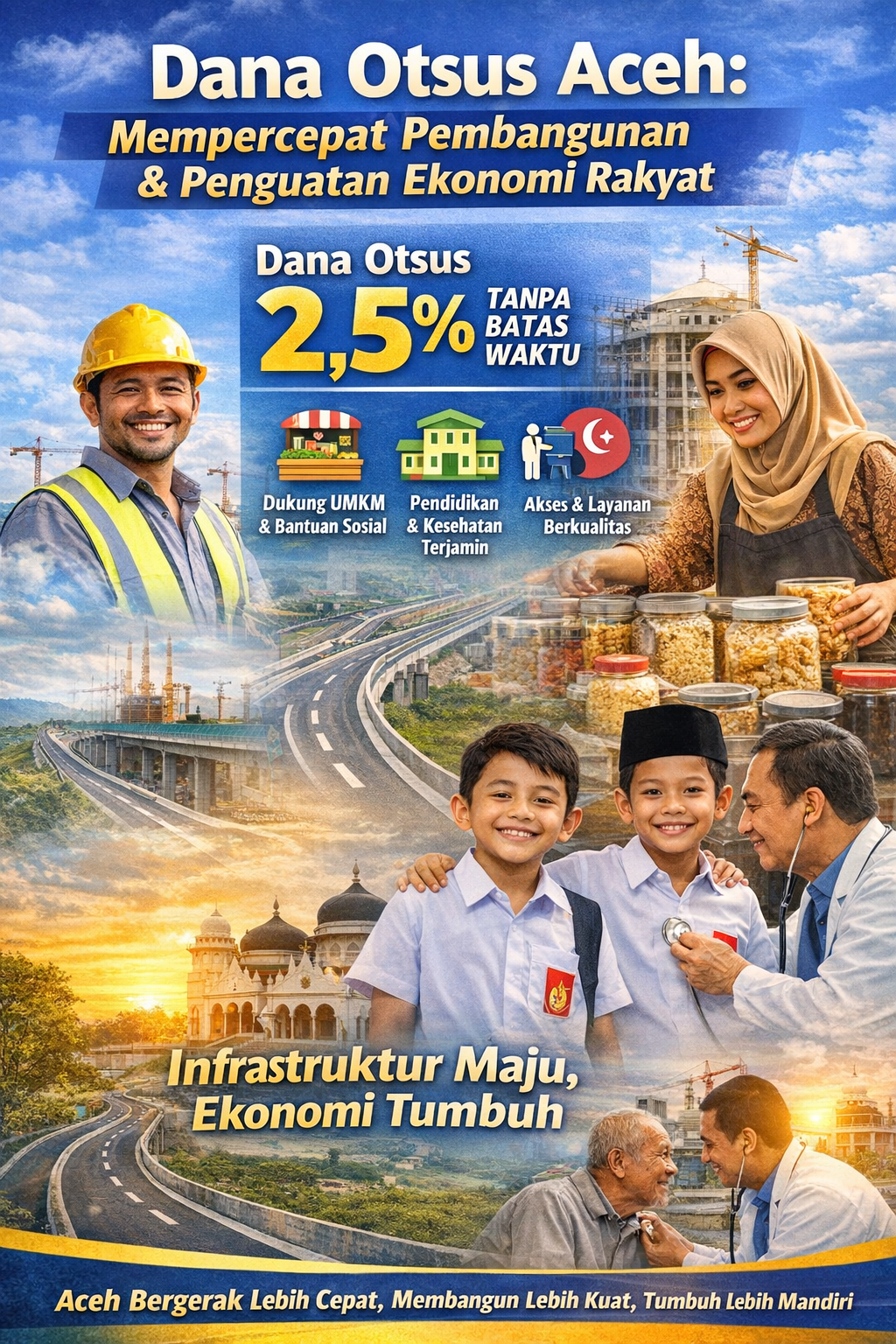 Penguatan Dana Otsus Aceh 2,5 Persen Jadi Motor Percepatan Infrastruktur dan Ekonomi Rakyat