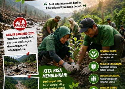 Masyarakat Aceh Pimpin Reboisasi Hutan, Bangkit Cepat Pascabencana Banjir Bandang 2025
