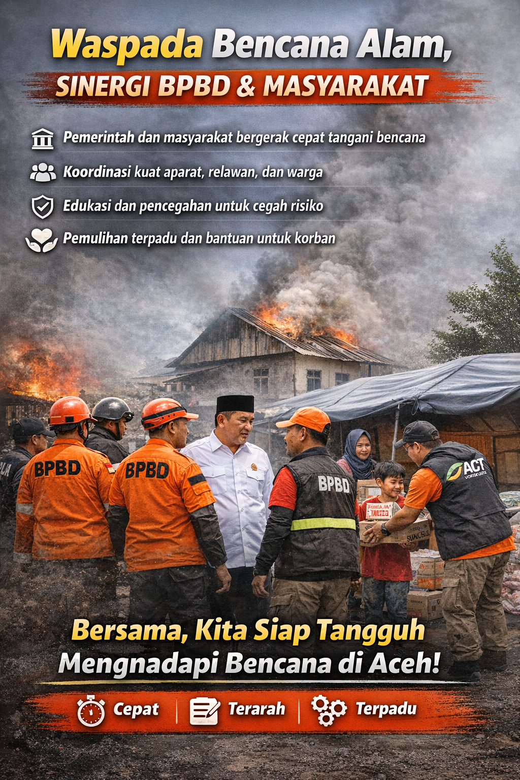 Sinergi BPBD dan Masyarakat Perkuat Kesiapsiagaan Bencana di Aceh