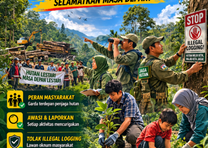 Masyarakat Jadi Garda Terdepan, Pengawasan Kolektif Tekan Illegal Logging dan Selamatkan Hutan