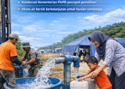 Pembangunan Sumur Bor Percepat Pemulihan Air Bersih bagi Penyintas Bencana di Aceh