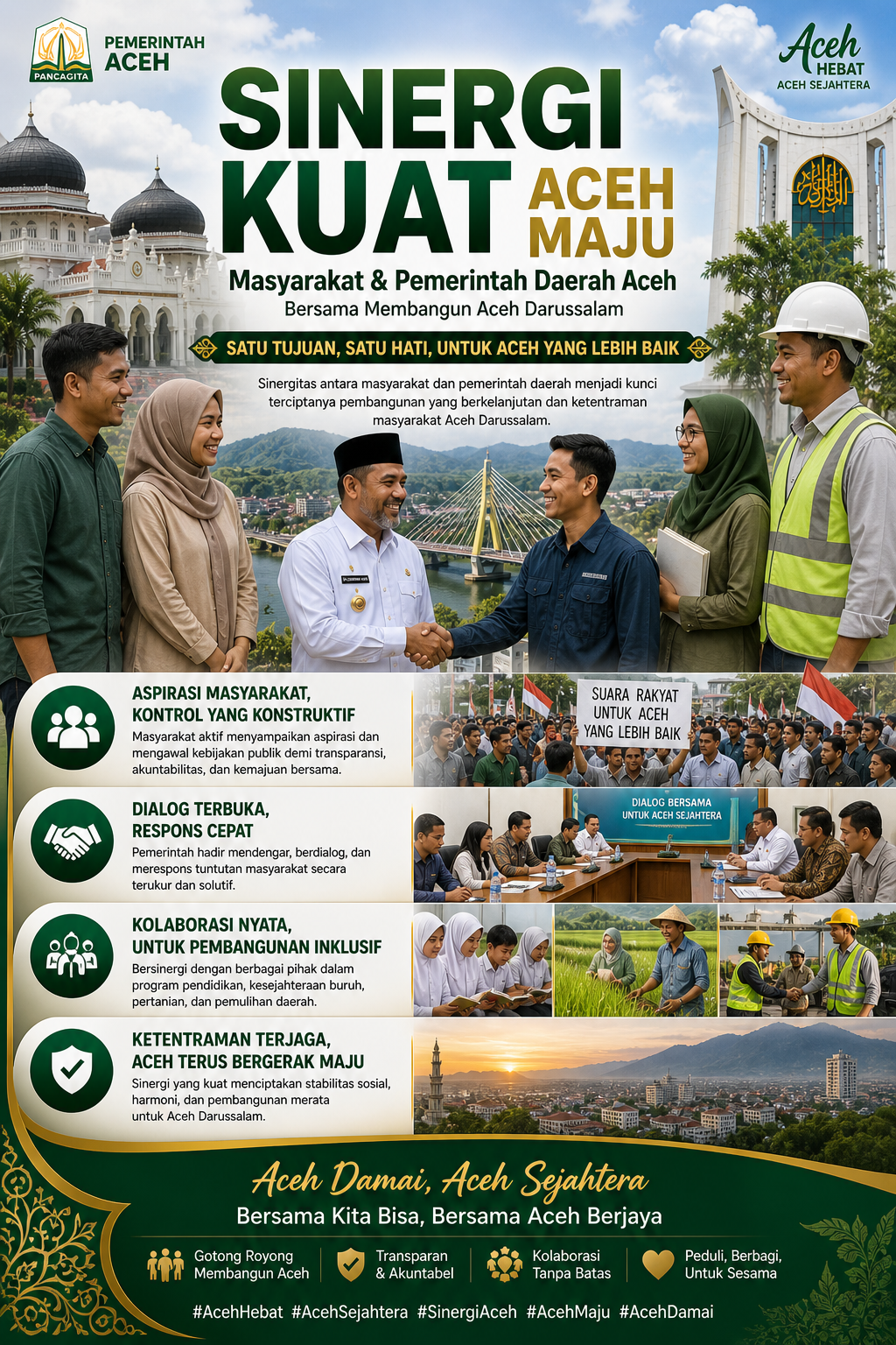 Sinergi Masyarakat dan Pemerintah Aceh Menguat, Dorong Transparansi dan Ketentraman Daerah