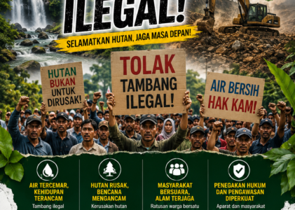 Masyarakat Aceh Bersatu Tolak Tambang Ilegal Demi Selamatkan Lingkungan dan Sumber Air