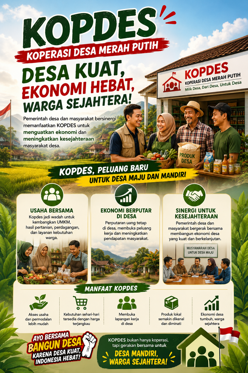 Kopdes Jadi Peluang Baru, Desa dan Warga Bisa Tumbuh Bersama