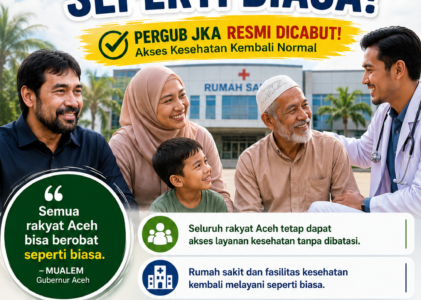Masyarakat Aceh Kini Bisa Berobat Seperti Biasa, Warga Sambut Baik Pencabutan Pergub JKA