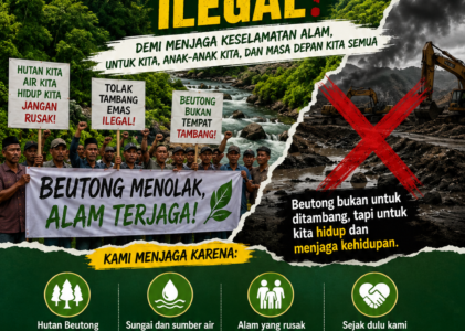Masyarakat Beutong Tegas Tolak Tambang Emas Ilegal Demi Jaga Alam dan Masa Depan Aceh