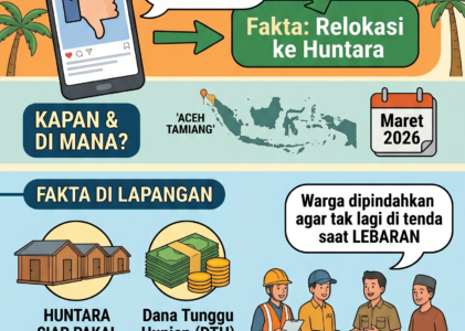 Bukan Diusir, Pembongkaran Tenda Pengungsi di Aceh Tamiang Ternyata Demi Relokasi ke Hunian Layak