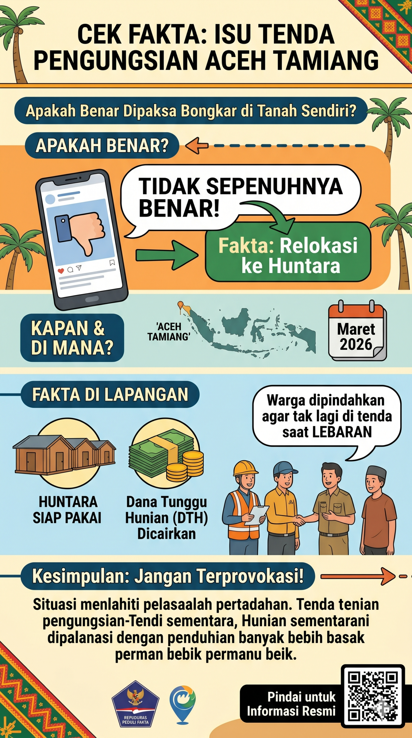 Bukan Diusir, Pembongkaran Tenda Pengungsi di Aceh Tamiang Ternyata Demi Relokasi ke Hunian Layak