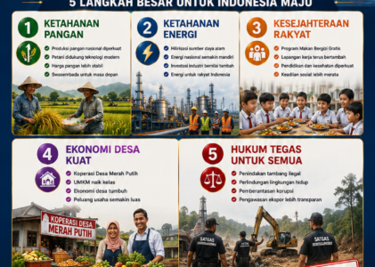 Negara Perkuat Kedaulatan Ekonomi, Pangan, dan Energi untuk Wujudkan Indonesia Emas 2045