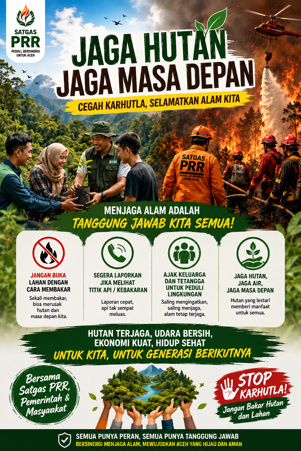 Jaga Hutan, Jaga Masa Depan: Saatnya Semua Ambil Peran Cegah Karhutla