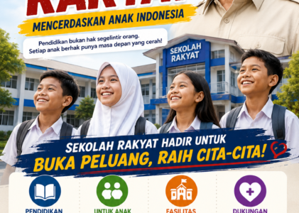 Sekolah Rakyat, Langkah Nyata Presiden Prabowo Membuka Jalan Masa Depan Anak Indonesia