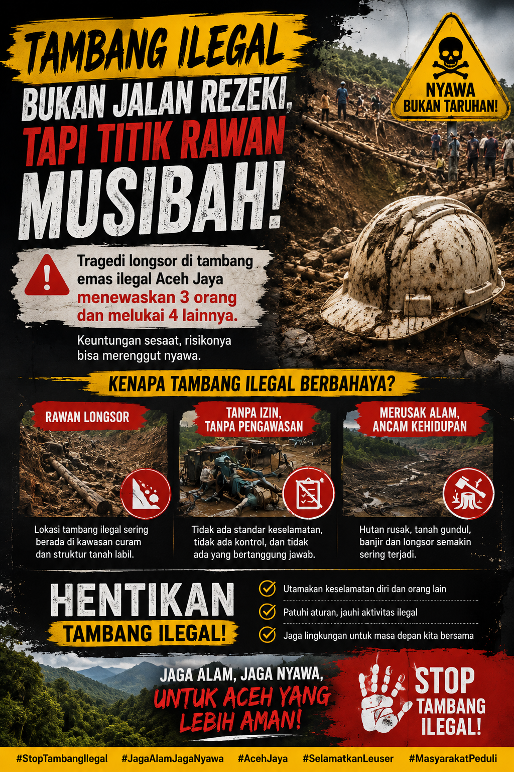 Tambang Ilegal Kembali Makan Korban, Keselamatan Masyarakat Harus Jadi Prioritas