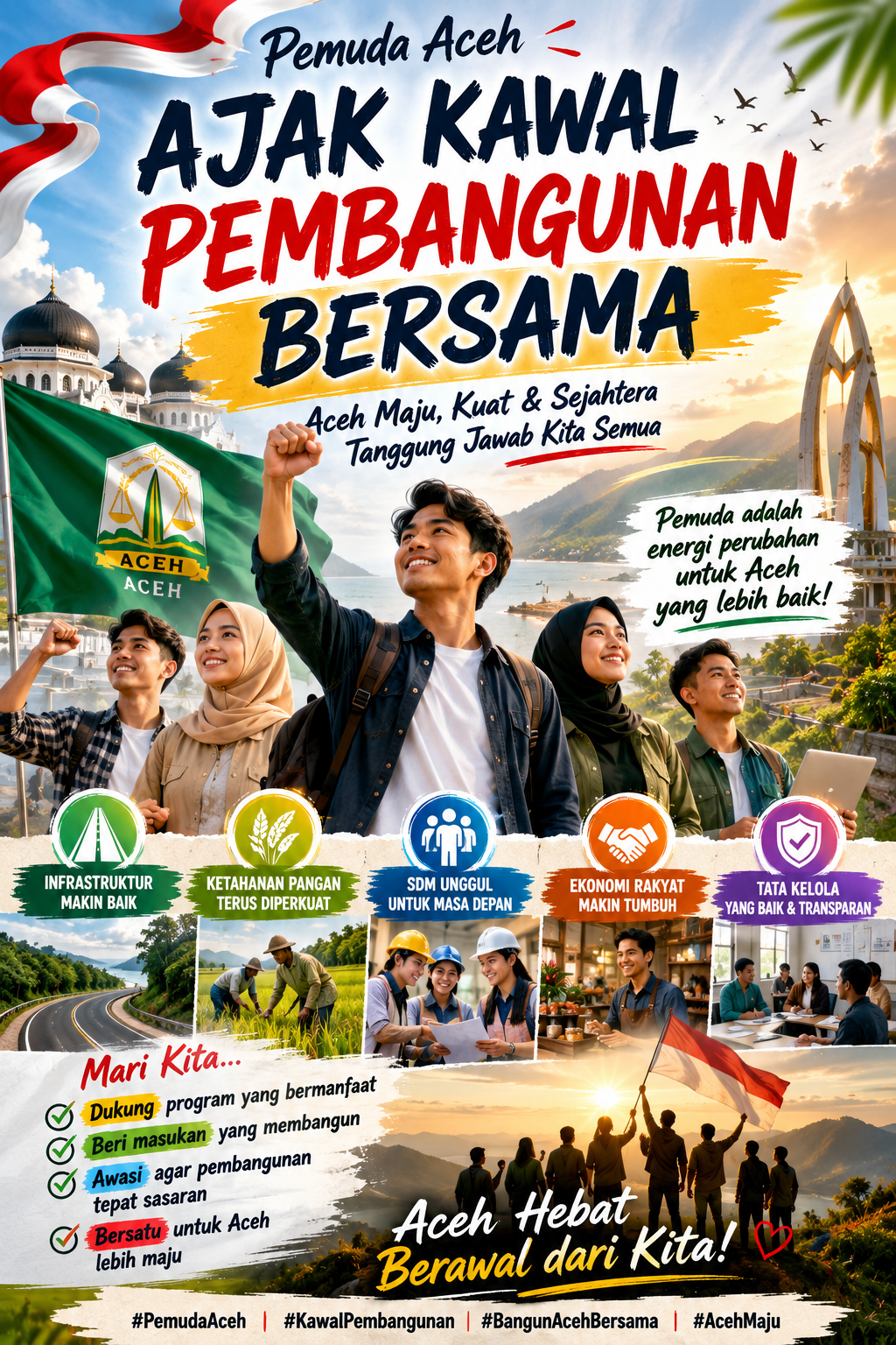 Pemuda Aceh Ajak Masyarakat Kawal Pembangunan Bersama untuk Masa Depan yang Lebih Baik
