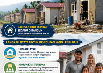 Pemkab Aceh Utara Percepat Pembangunan Huntap, Warga Terdampak Bencana Segera Miliki Rumah Layak
