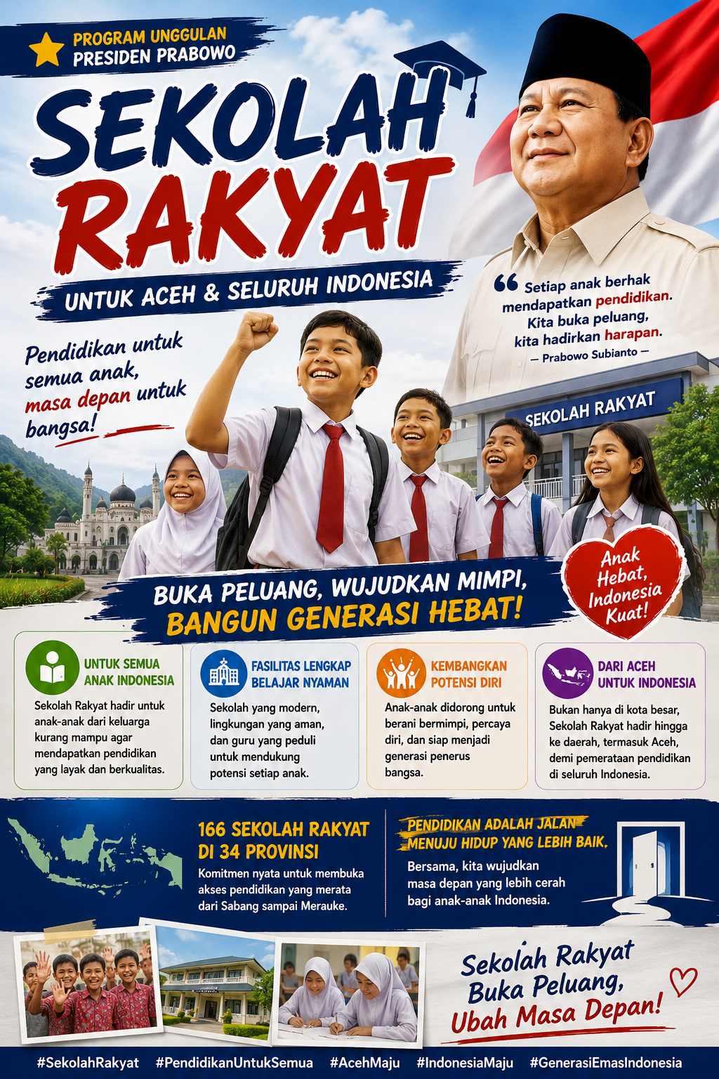 Sekolah Rakyat Membuka Jalan Pendidikan yang Lebih Merata untuk Aceh dan Indonesia