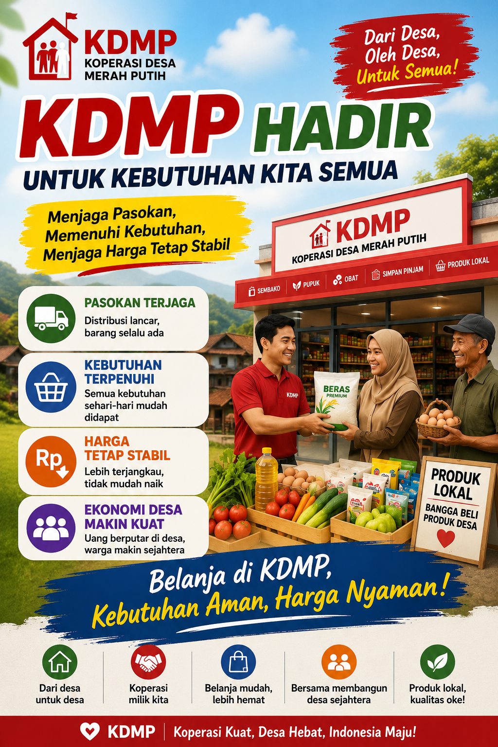 KDMP Hadir Jaga Pasokan, Penuhi Kebutuhan Warga dan Bantu Stabilkan Harga Barang