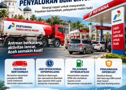 Kerja Cepat Pemerintah Aceh Berbuah Hasil, Pertamina Tambah Penyaluran BBM Demi Kurangi Antrean