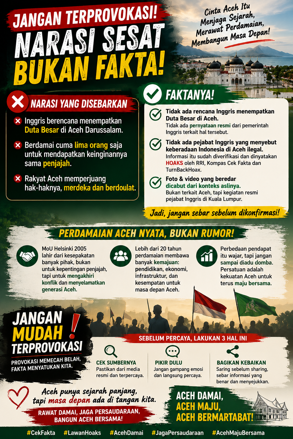 Narasi “Inggris Mau Pasang Dubes di Aceh” Dipertanyakan, Cek Fakta Justru Temukan Konten Manipulatif