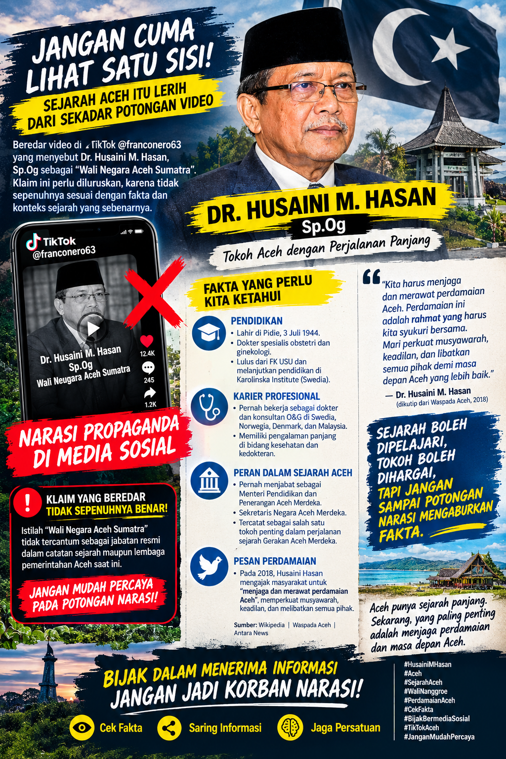 Sejarah Boleh Dikenang, Jangan Sampai Narasi Lama Bikin Aceh Salah Dipahami