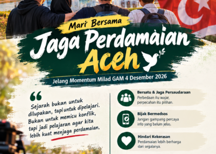 Masyarakat Pidie Ajak Warga Aceh Jaga Perdamaian Jelang 4 Desember