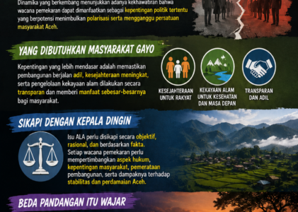 Wacana Provinsi ALA Kembali Menguat, Masyarakat Diminta Melihat Manfaat dan Risikonya