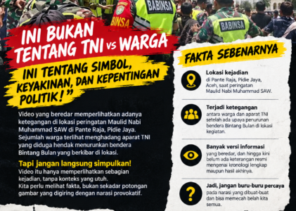 Jangan Biarkan Sebuah Bendera dan Potongan Video Memecah Persaudaraan Aceh!