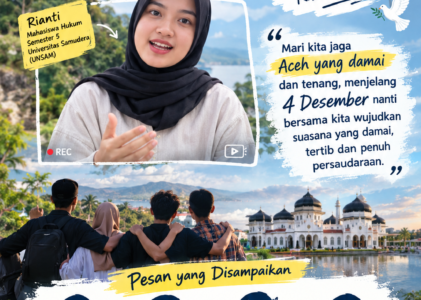 Mahasiswa Langsa Ajak Warga Aceh Jaga Damai Jelang 4 Desember